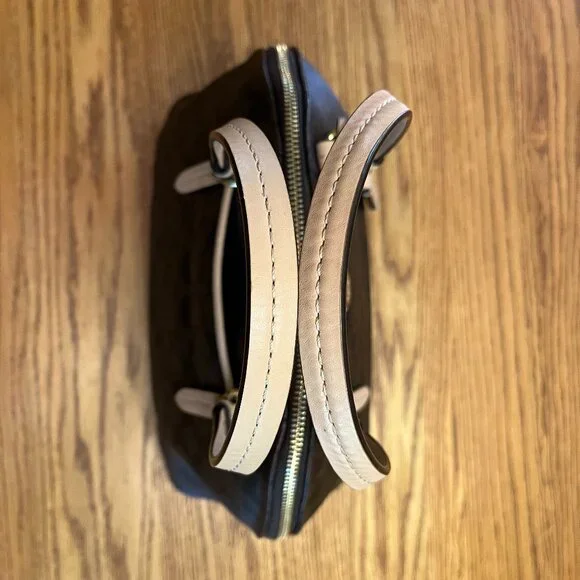 Coach Signature Monogram Handbag Satchel - Picture 5 of 11